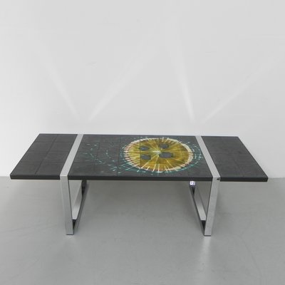 Tile Table with Chrome Frame and Tiles from Belarti-TL-1365168