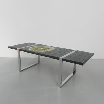 Tile Table with Chrome Frame and Tiles from Belarti-TL-1365168