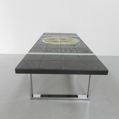 Tile Table with Chrome Frame and Tiles from Belarti-TL-1365168