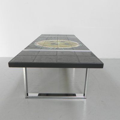 Tile Table with Chrome Frame and Tiles from Belarti-TL-1365168