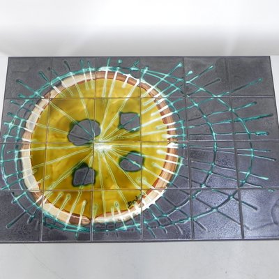 Tile Table with Chrome Frame and Tiles from Belarti-TL-1365168