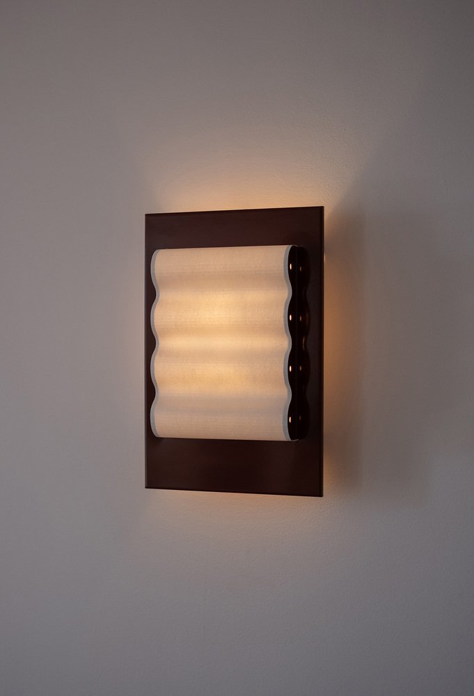 Tiles Alu Brun M Wall Light by Violaine Dharcourt