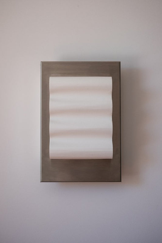 Tiles Alu Brut M Wall Light by Violaine Dharcourt