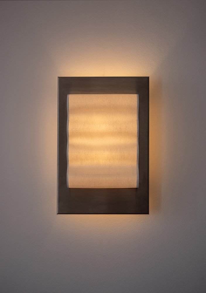 Tiles Alu Brut M Wall Light by Violaine Dharcourt