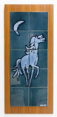 Tiles Horse Under the Moon Mid-Century, France, 1970s-RIU-1425754