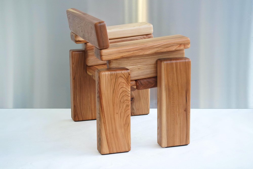 Timber Armchair by Onno Adriaanse