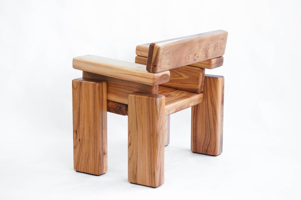 Timber Armchair by Onno Adriaanse