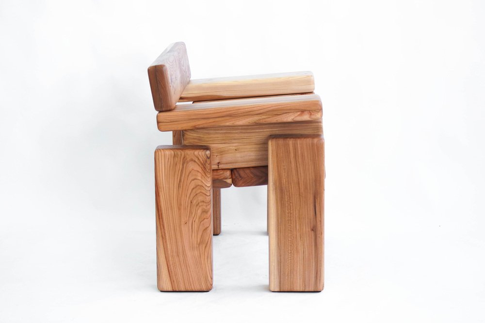 Timber Armchair by Onno Adriaanse