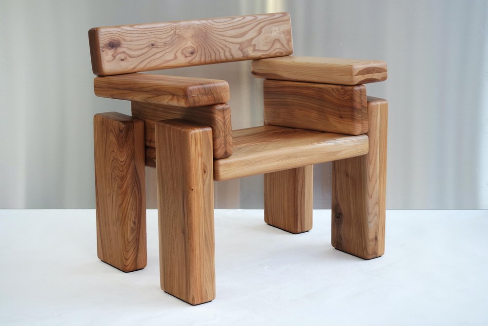 Timber Armchair by Onno Adriaanse