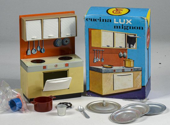 Tin Lux Mignon Toy Kitchen from FCS Collectible, Italy, 1950s-RAQ-1407702