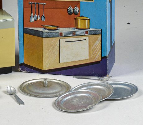 Tin Lux Mignon Toy Kitchen from FCS Collectible, Italy, 1950s-RAQ-1407702