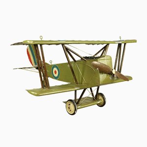 Tin Model WWI Royal Air Force Biplane, 1920s-FUP-552274