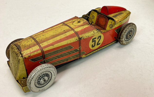 Tin Toy Bugatti Cr 52 from Ch. Rossignol, France, 1930s-WZZ-1727743