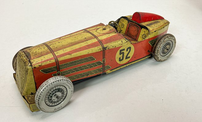 Tin Toy Bugatti Cr 52 from Ch. Rossignol, France, 1930s-WZZ-1727743