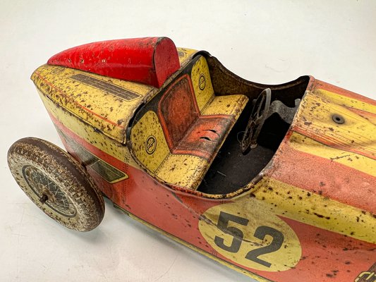 Tin Toy Bugatti Cr 52 from Ch. Rossignol, France, 1930s-WZZ-1727743