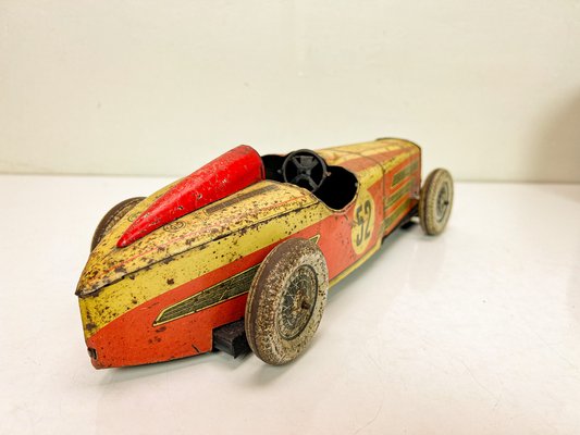 Tin Toy Bugatti Cr 52 from Ch. Rossignol, France, 1930s-WZZ-1727743