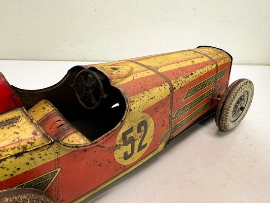 Tin Toy Bugatti Cr 52 from Ch. Rossignol, France, 1930s-WZZ-1727743