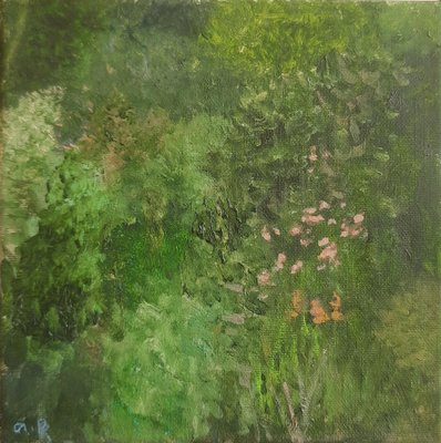 Tinatin Chkhikvishvili, Green, 2023, Oil on Canvas-CHG-2037522