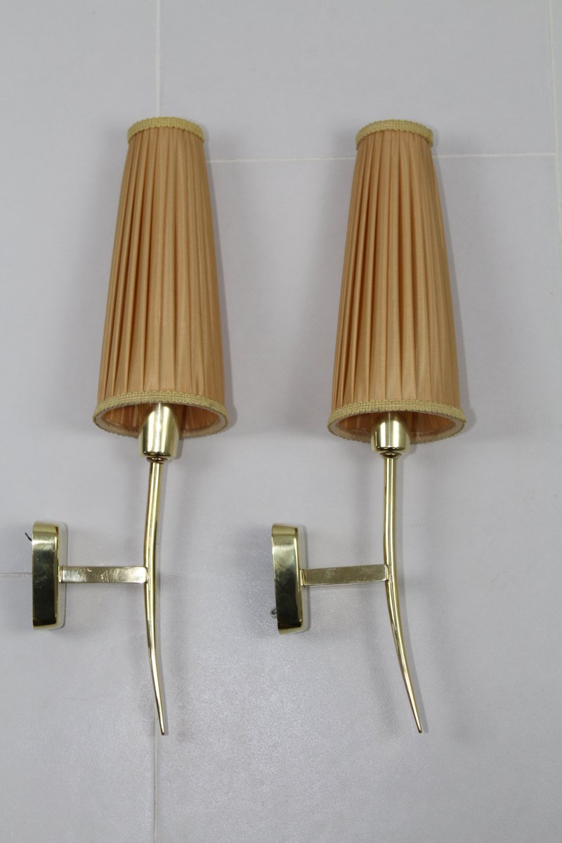 Tino Sconces by J.T. Kalmar for Kalmar, 1950s, Set of 2