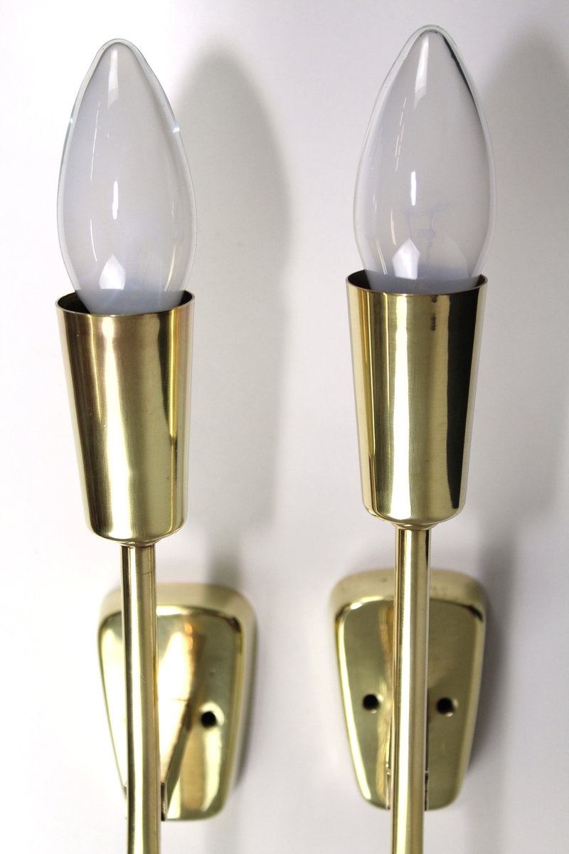 Tino Sconces by J.T. Kalmar for Kalmar, 1950s, Set of 2