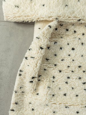 Tiny Dalmatian Berber Rug, 2010s-GPP-1394682