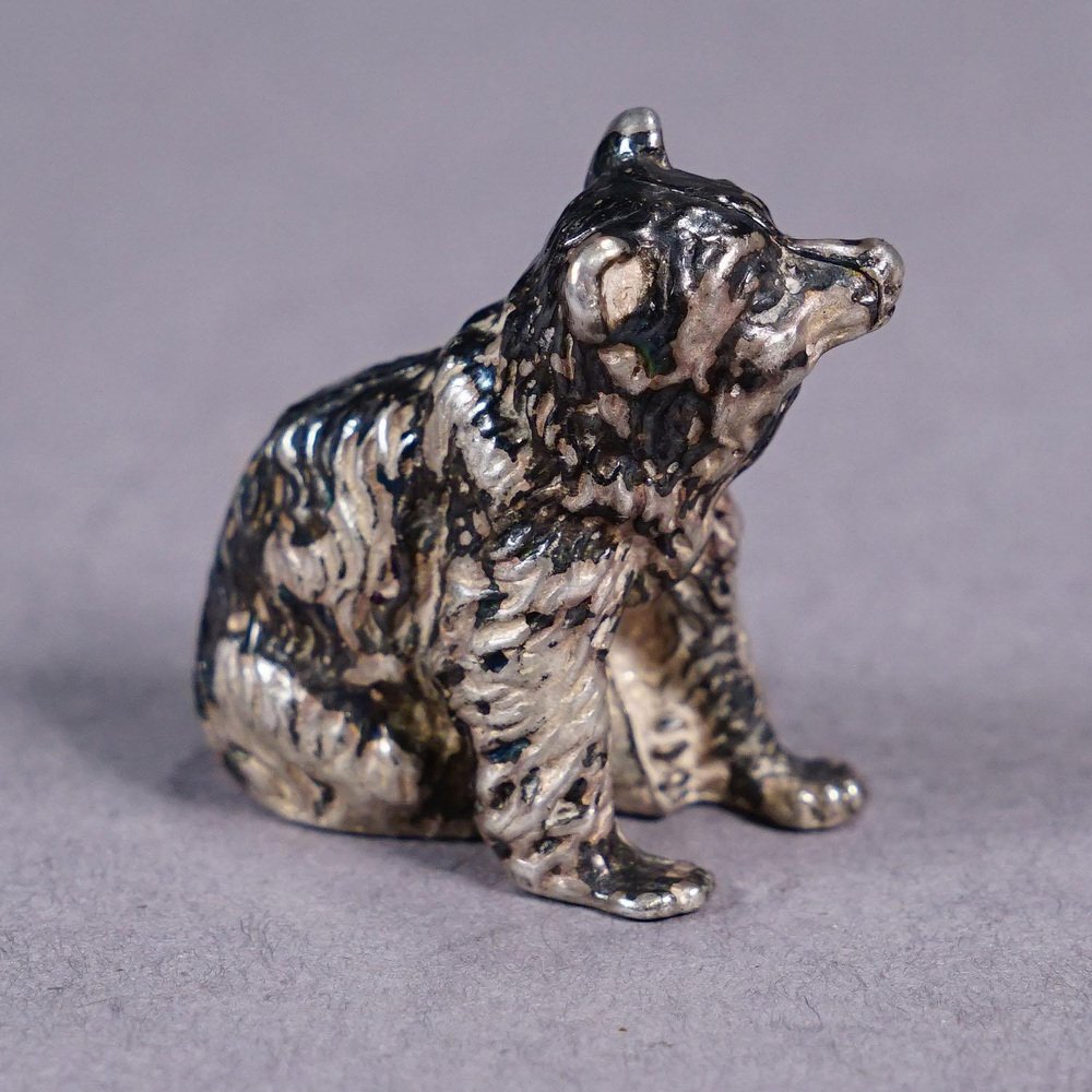 Tiny Sterling Cast of Sitting Bear, 1930s