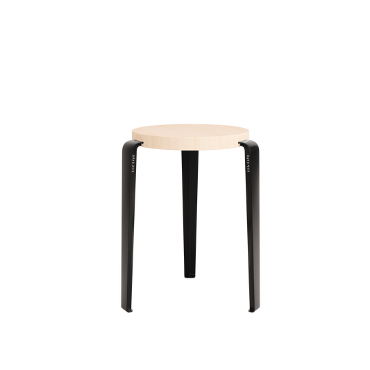 LOU Stool by TipToe #Beechwood/Graphite Black