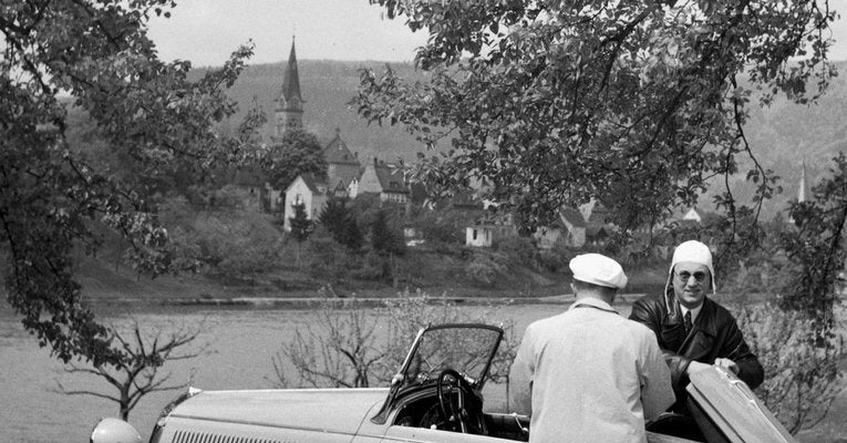 To Neckargemuend Mercedes Benz Car Near Heidelberg, Germany 1936, Printed 2021-DYV-990650