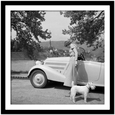 To Neckargemuend Mercedes Benz Car Near Heidelberg, Germany 1936, Printed 2021-DYV-990649