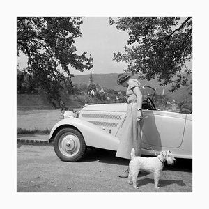 To Neckargemuend Mercedes Benz Car Near Heidelberg, Germany 1936, Printed 2021-DYV-990649