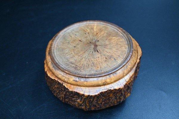 Tobacco Pot in Burl Wood, 19th Century-RIK-1764089