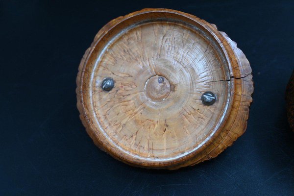 Tobacco Pot in Burl Wood, 19th Century-RIK-1764089