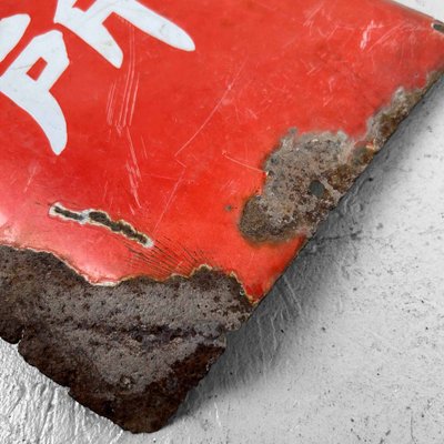 Tobacco Shop Sign in Enamel, Japan, 1950s-DWL-1716378