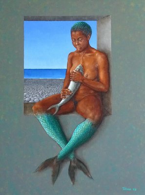 Tobias Harrison, Maternal Siren, 2019, Oil on Canvas-CHG-916460