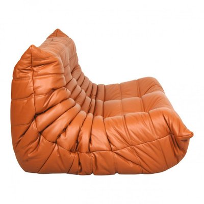 Togo 2-Seater Sofa in Cognac Classic Leather by Michel Ducaroy for Ligne Roset, 1970s-MTD-1400847