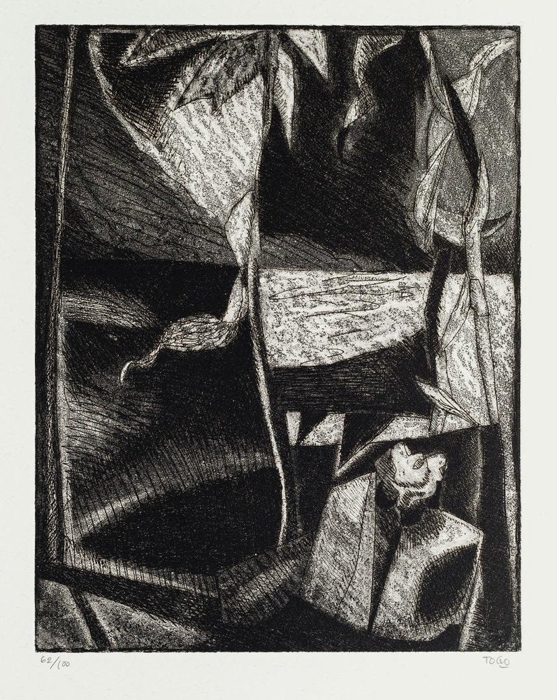 Togo, Composition, Etching, 20th Century