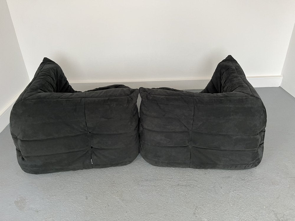 Togo Lounge Chair by Michel Ducaroy for Ligne Roset, 1980s, Set of 2