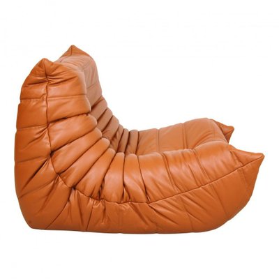 Togo Lounge Chair in Cognac Leather by Michel Ducaroy for Ligne Roset, 1970s-MTD-1400680