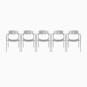 Toledo Chairs by Jorge Pensi for Amat-3, Spain, 1980s, Set of 5-UPW-1736733