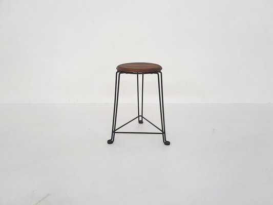 Tomado Metal and Wooden Model 550 Stool, The Netherlands-ZO-873951