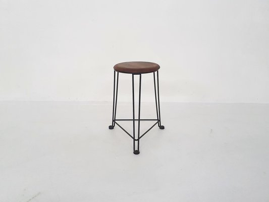 Tomado Metal and Wooden Model 550 Stool, The Netherlands-ZO-873951