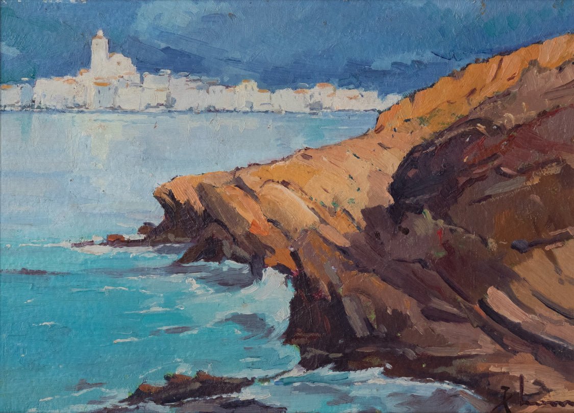 Tomas Perez Martinez, Cadaques, Girona, 1970s, Oil on Canvas