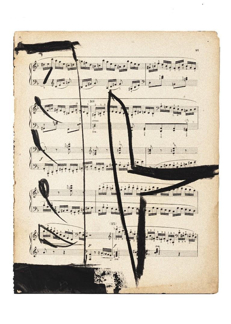 Tommaso Cascella, Musical Notes, 2009, Mixed Media