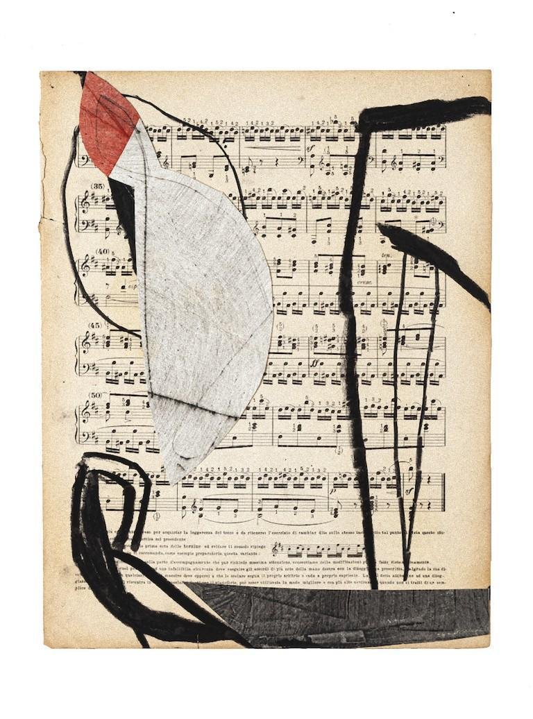 Tommaso Cascella, Musical Notes, 2009, Mixed Media