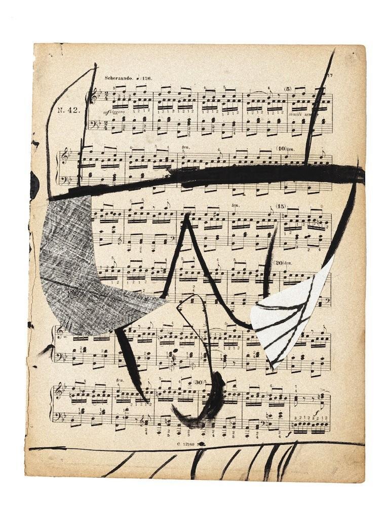 Tommaso Cascella, Musical Notes, 2009, Mixed Media