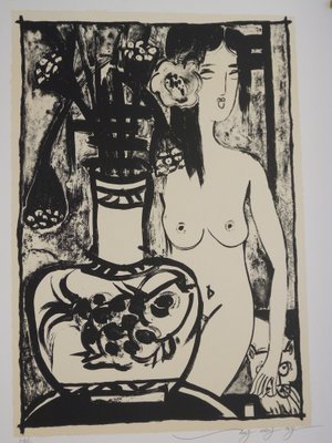 Tong Zhengang, Nude, 1999, Lithograph-KHH-1242356