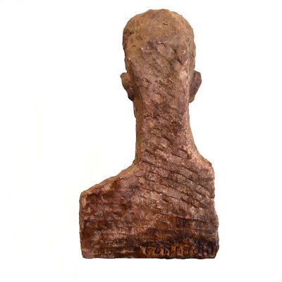 Toni Boni, Virile Bust, 1957, Terracotta Sculpture-TIT-786983