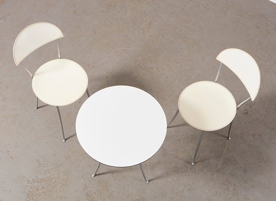 Tonietta Chairs & Trevi Table by Enzo Mari for Zanotta, 1985, Set of 3-BPT-1730239