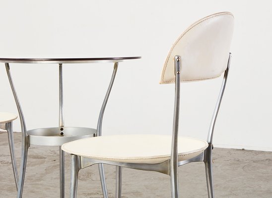 Tonietta Chairs & Trevi Table by Enzo Mari for Zanotta, 1985, Set of 3-BPT-1730239