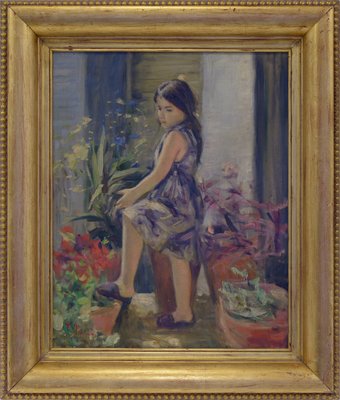 Tonino Manna, Scene, Oil on Canvas, Italy, Framed-VHF-1090202